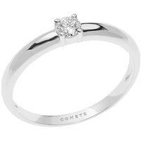 Anello Comete Donna Solitari in Oro bianco Diamante 0.09 Ct ANB2526 - ANB2526